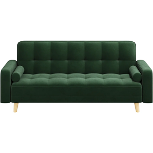 3 Seater Convertible Settee Sofa Bed With Armrests