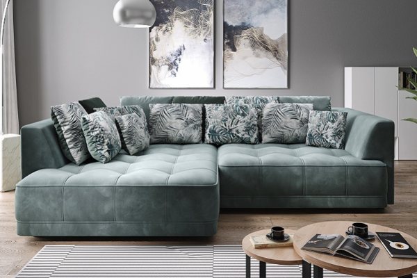 Corner Sofa Bed in living room