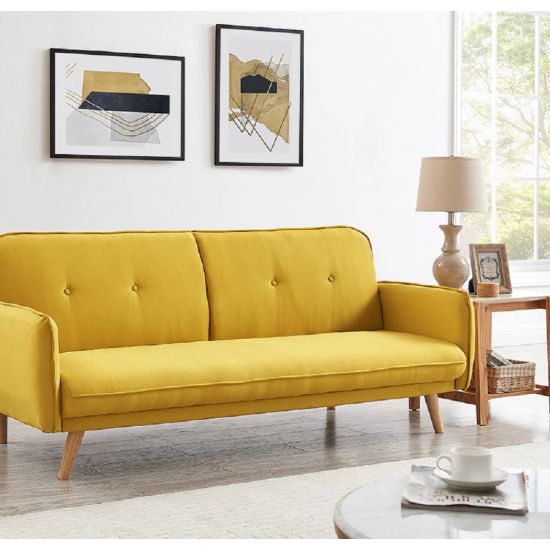 Merriam 3 Seater Wooden Sofa Bed