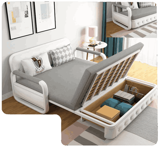 modern design Sofa bed with storage Space