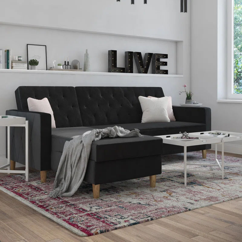 Reversible Sleeper Corner Sofa Chaise