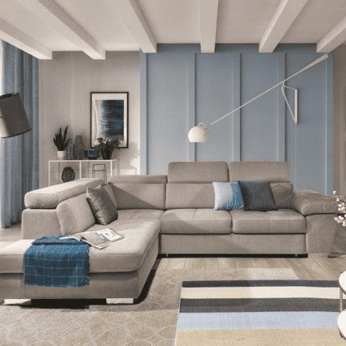 Rosso II Corner Sofa Bed with Storage