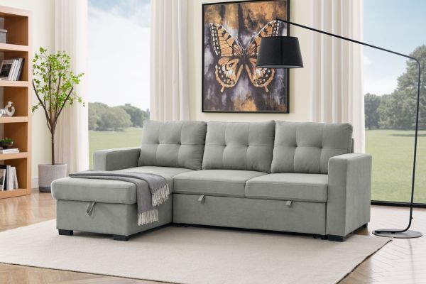 L Shape Sofa bed With storage space
